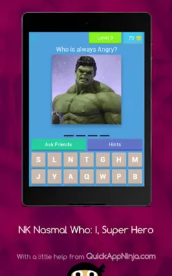 NK Nasmal Who I, Super Hero android App screenshot 10